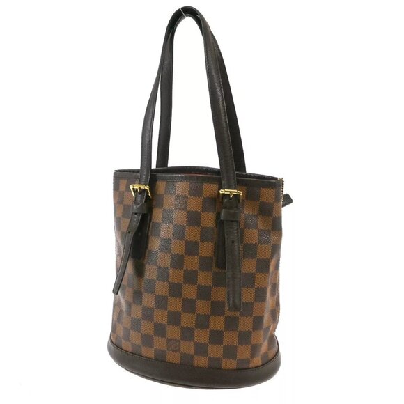 Louis Vuitton Damier Ebene Canvas Bucket Bag - Picture 2 of 8